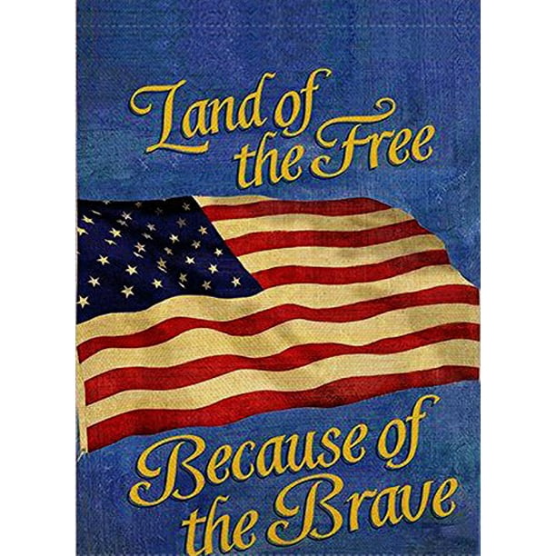 Land That I Love Patriotic House Flag Summer Barn 28" x 40" Briarwood Lane Land That I Love Patriotic House Flag Summer Barn 28" x 40" Briarwood Lane